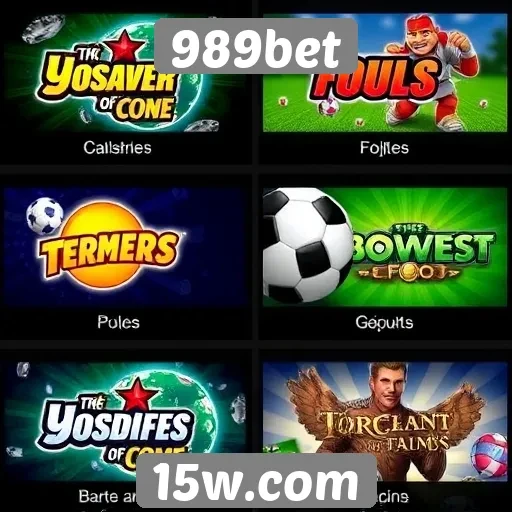 Comparativo de jogos disponíveis no 989bet
